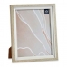 Fotoramme Brun Hvid 24 x 2 x 29 cm Krystal Beige Plastik