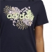 Naisten T-paita Adidas Farm Print Graphic Tummansininen