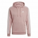 Herenhoodie Adidas Essentials Wonder Mauve 3 Stripes Roze