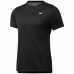 Мъжка тениска с къс ръкав Reebok Workout Ready Tech Черен