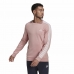 Herensweater zonder Capuchon Adidas Essentials French Terry 3 Stripes Roze