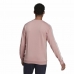 Felpa senza Cappuccio Uomo Adidas Essentials French Terry 3 Stripes Rosa