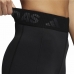 Sportleggings voor Dames Adidas Techfit Badge Zwart