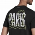 Moška Majica s Kratkimi Rokavi Adidas Aeroready Paris Graphic Tenis Črna