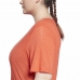 Дамска тениска с къс ръкав Reebok Burnout Оранжев