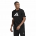 Camiseta de Manga Corta Hombre Adidas Future Icons Logo Negro