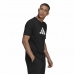 Camiseta de Manga Corta Hombre Adidas Future Icons Logo Negro