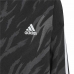 Dětská mikina s kapucí Adidas 3 Stripes Černý