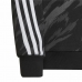 Hettegenser til Barn Adidas 3 Stripes Svart