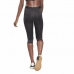 Sportleggings voor Dames Reebok Capri Night Zwart