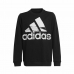 Lasten huputon collegepaita Adidas Sweat Logo Musta