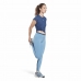 Moteriški marškinėliai su trumpomis rankovėmis Reebok Workout Ready Tamsiai mėlyna