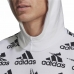 Felpa con Cappuccio Uomo Adidas Essentials Brandlove Bianco