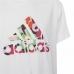 T shirt à manches courtes Enfant Adidas x Marimekko Blanc