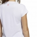 Women’s Short Sleeve T-Shirt Adidas Training 3B White