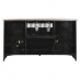 Mobile Aggiuntivo DKD Home Decor BAR Bianco Marrone Nero Alluminio Ferro Legno di mango 157 x 52 x 90 cm