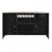 Gemakkelijk verplaatsbare meubels DKD Home Decor BAR Wit Bruin Zwart Aluminium Ijzer Mangohout 157 x 52 x 90 cm