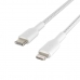 Kabel USB-C till Lightning Belkin CAA004BT1MWH Vit 1 m