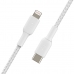 Kabel USB-C do Lightning Belkin CAA004BT1MWH Biały 1 m