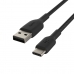 Cabo USB-C para USB Belkin CAB002BT0MBK Preto 15 cm