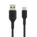 Cabo USB-C para USB Belkin CAB002BT0MBK Preto 15 cm