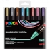 Set of Markers Uni-Ball PC-5M/8C 8 Pieces Multicolour