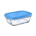 Rectangular Lunchbox with Lid Duralex Freshbox Blue 1,1 L