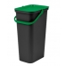 Recycling Waste Bin Tontarelli Moda 24 L Black