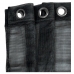 Curtains Black 1 x 260 x 140 cm