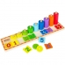 Pedagogiskt spel för små barn Woomax Siffror 56 Delar 4 antal 43 x 11 x 11 cm