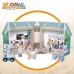 Playset Woomax Veterinário 9 Peças 4 Unidades 19 x 18 x 19 cm