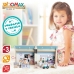 Playset Woomax Ветеринар 9 Предметы 4 штук 19 x 18 x 19 cm