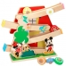 Houten Racebaan met Hellingen voor Auto Disney 5 Onderdelen 4 Stuks 33,5 x 28 x 9,5 cm