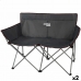 2-mans soffa Aktive Svart Hopfällbar 107 x 88 x 63 cm (2 antal)