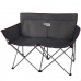 2-mans soffa Aktive Svart Hopfällbar 107 x 88 x 63 cm (2 antal)