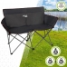 2-mans soffa Aktive Svart Hopfällbar 107 x 88 x 63 cm (2 antal)