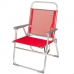 Folding Chair Aktive Menorca Punainen 48 x 88 x 50 cm (4 osaa)