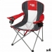 Cadeira Dobrável para Campismo Aktive Cinzento escuro Vermelho 56 x 98 x 59 cm (4 Unidades)