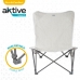 Hopfällbar campingstol Aktive Beige 78 x 90 x 76 cm (4 antal)