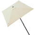 Umbrelă de soare Aktive 270 x 261 x 270 cm Jeklo Aluminij Kremna