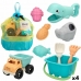 Set de jouets de plage Colorbaby 19,5 x 10 x 19,5 cm (4 Unités)