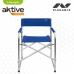 Skladacia stolička na kempovanie Aktive Modrá 56 x 78 x 49 cm (4 kusov)