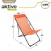 Opvouwbare hangmat Aktive Oranje 52 x 87 x 77 cm (4 Stuks)