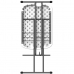 Masă de picnic Lifetime Alb Oțel HDPE 66 x 71 x 46 cm