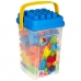 Set de Construcție Color Block Basic Cub 50 Piese (6 Unități)