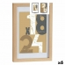 Fotolijsten 24 x 2,5 x 32,5 cm Natuurlijk Glas Hout MDF (6 Stuks)