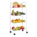 Groentetrolley Confortime Metaal Wit (36 x 26,5 x 86 cm)