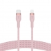 Cable USB-C a Lightning Belkin CAA011BT1MPK 1 m Rosa