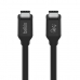 Cable USB-C Belkin 0.8M01BT0.8MBK 80 cm