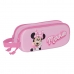 Malas para tudo duplas Minnie Mouse 3D Cor de Rosa 21 x 8 x 6 cm